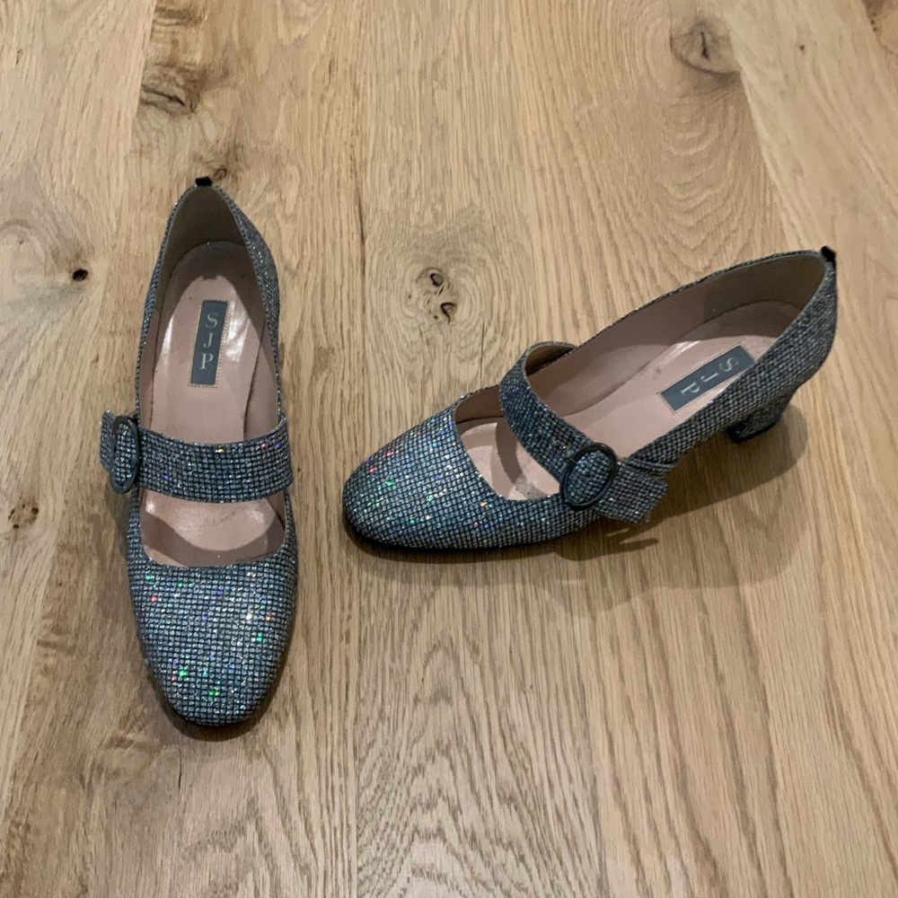 SJP by Sarah Jessica Parker Silver Heels - Picture 4 of 14